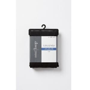 Black Leggings Womens Size Large Soft Stretch NWT